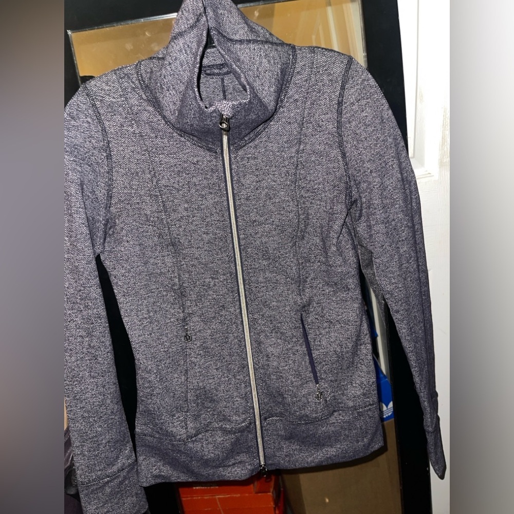 Lululemon Daily Yoga Jacket Size 4 Herringbone